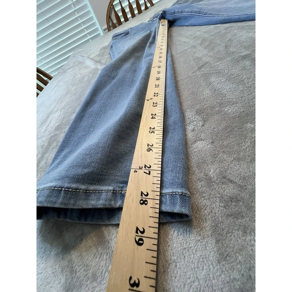 Tommy Bahama Womens Jeans Size 16/29 Blue Leila Indigo Mid Rise Slim Boyfriend